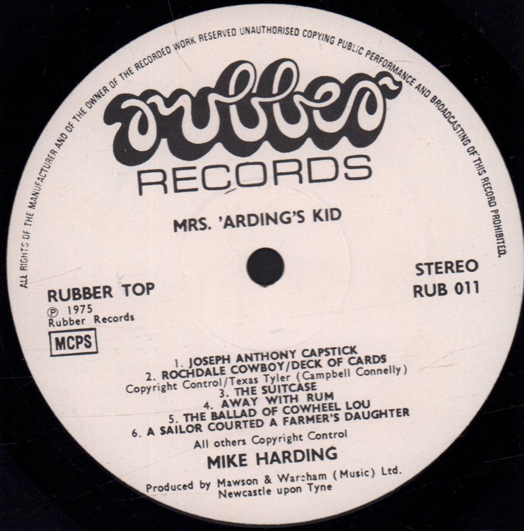 Mike Harding - Mrs 'Ardin's Kid - Lp