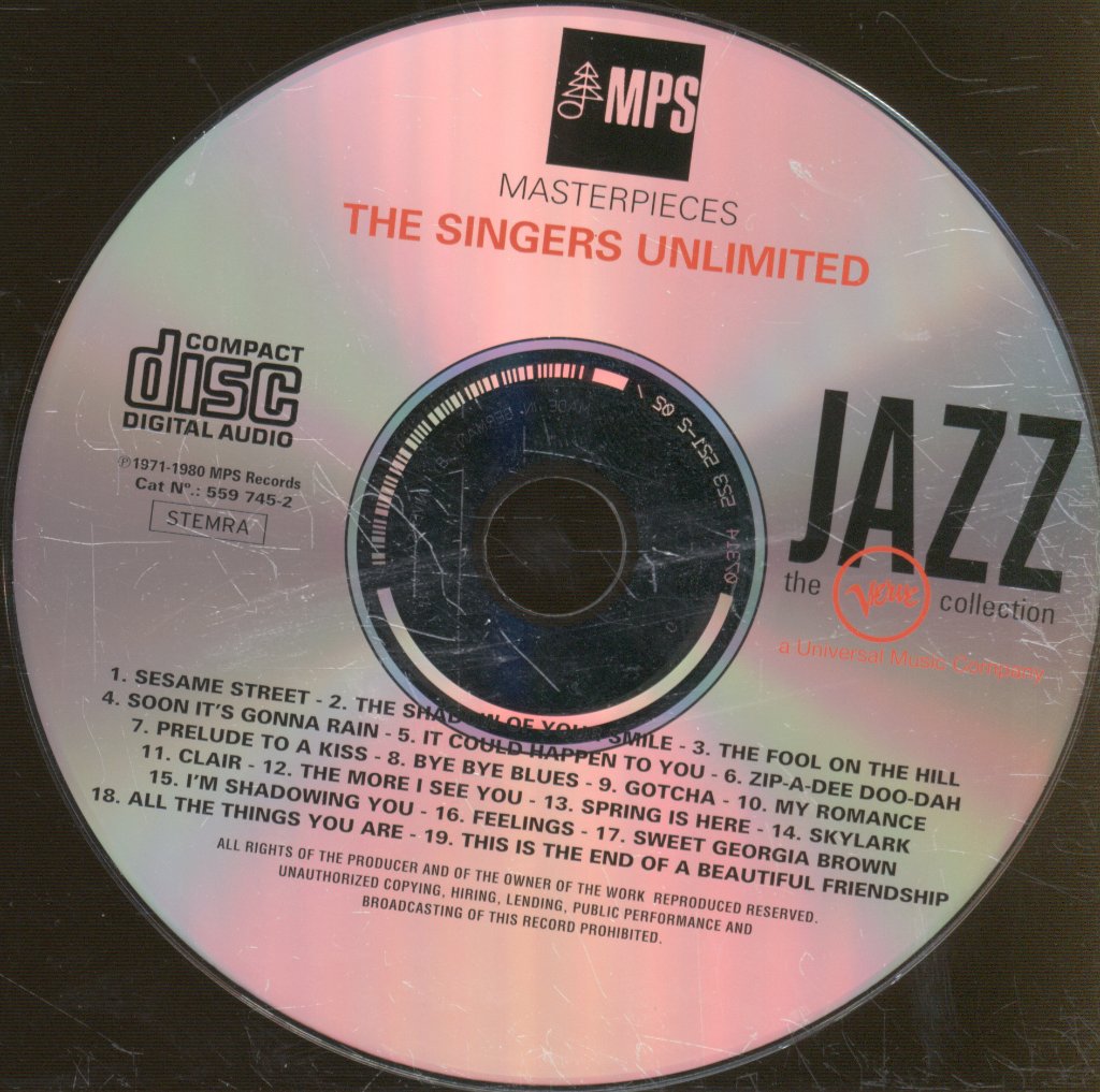 Singers Unlimited - Masterpieces - Cd