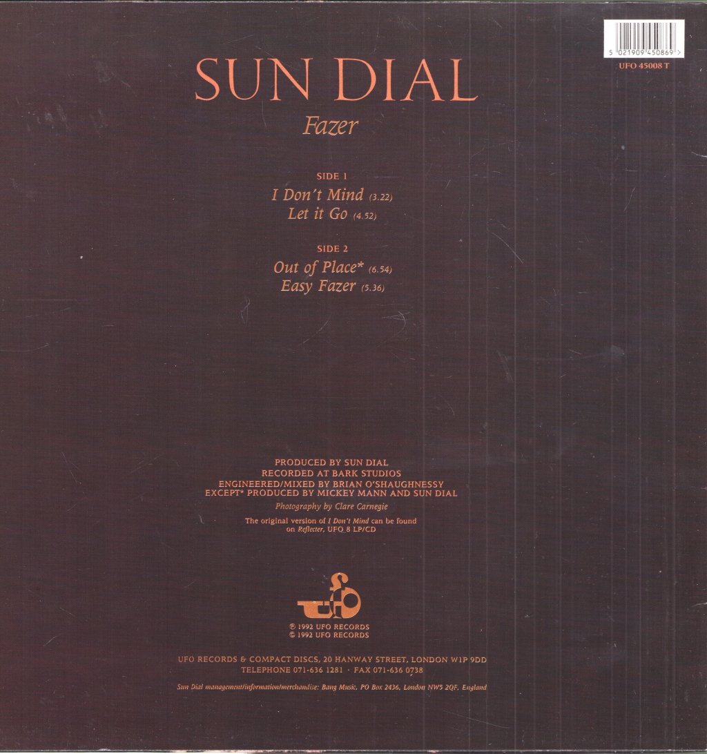 Sun Dial - Fazer - 12 Inch