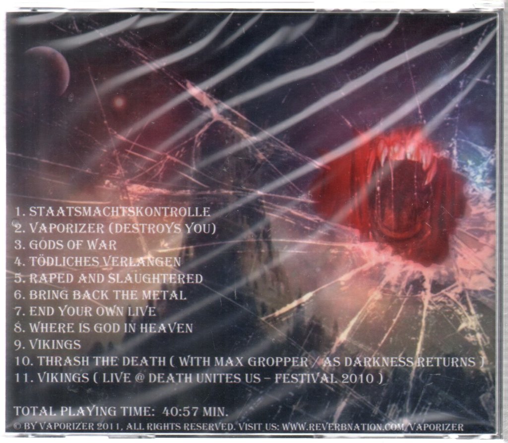 Vaporizer - Bring Back The Metal - Cd