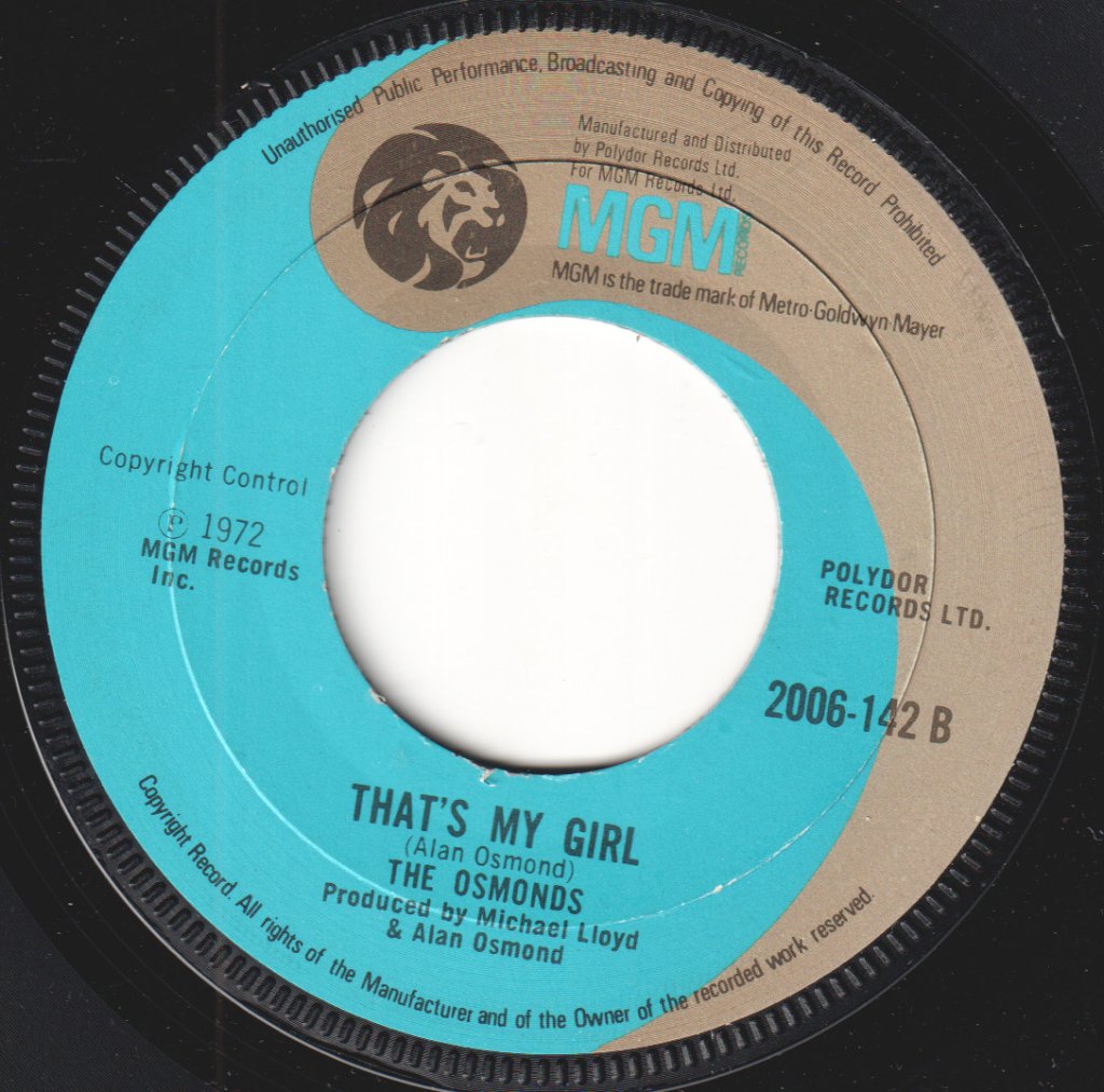 Osmonds - Crazy Horses - 7 Inch