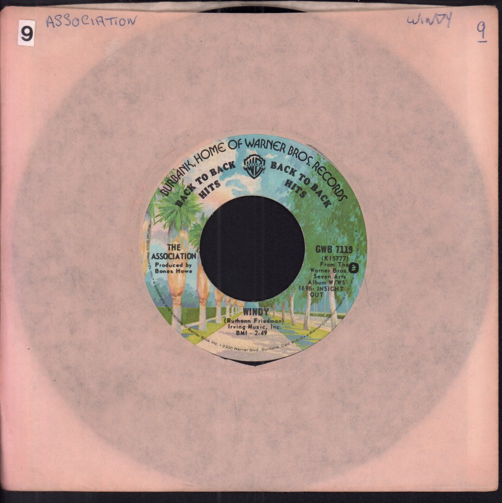 Association - Never My Love / Windy - 7 Inch