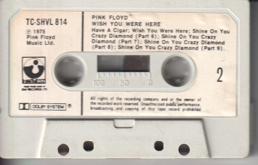 Pink Floyd - Wish You Were Here - Cassette