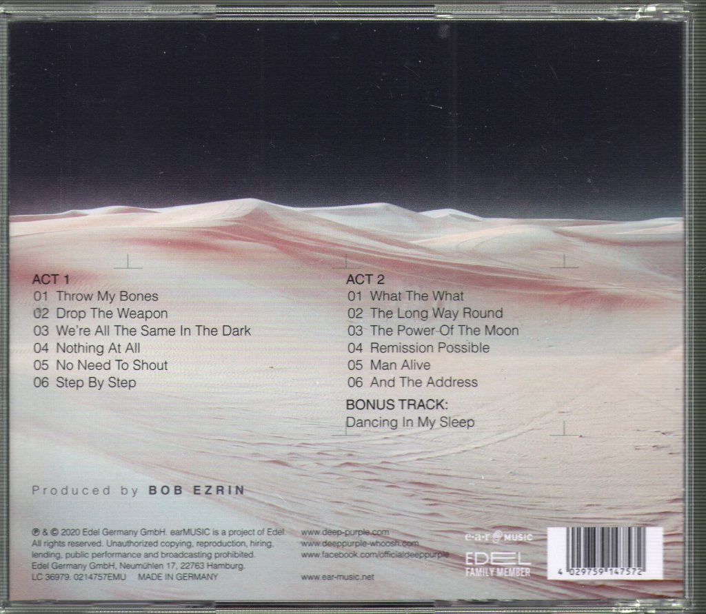 Deep Purple - Whoosh! - Cd