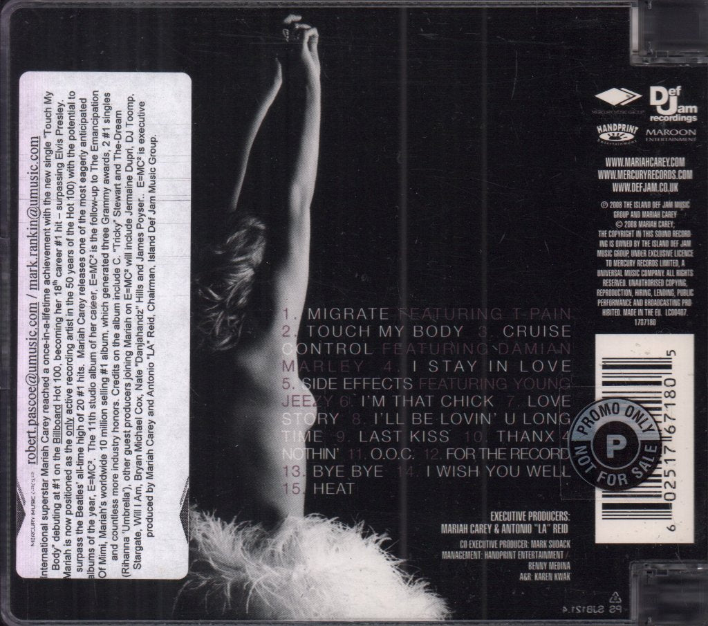 Mariah Carey - E=MC2 - Cd
