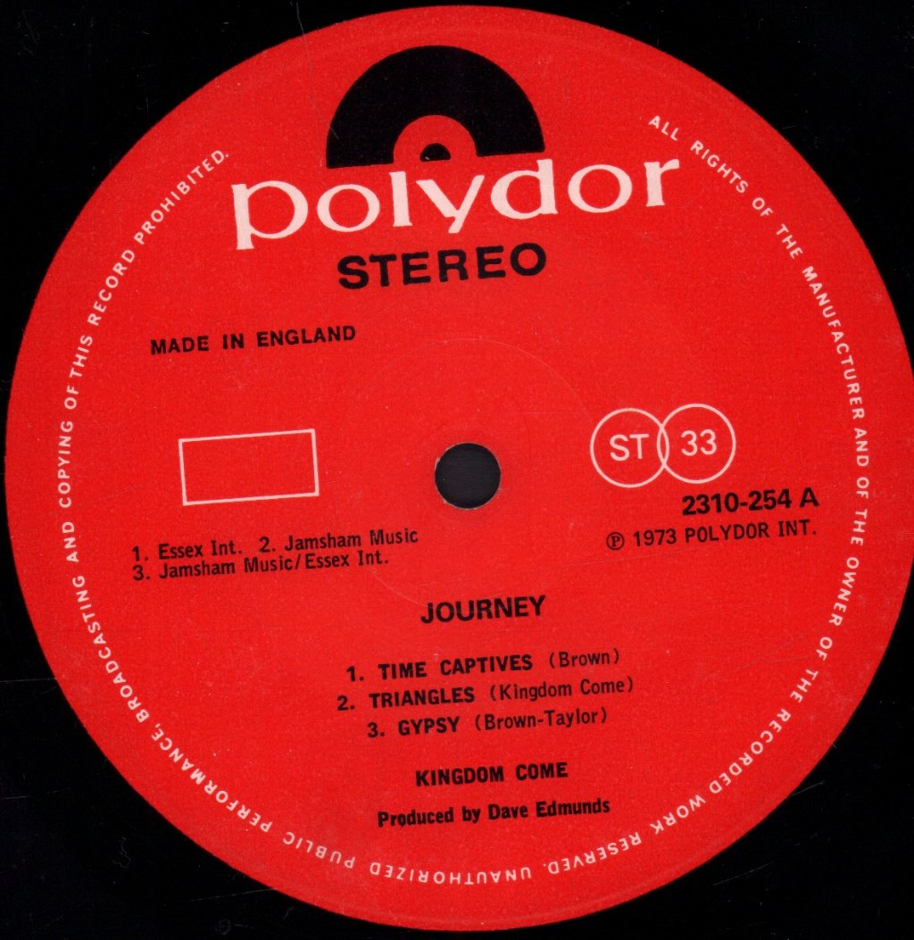 Kingdom Come (Arthur Browns 70'S Rock Group) - Journey - Lp