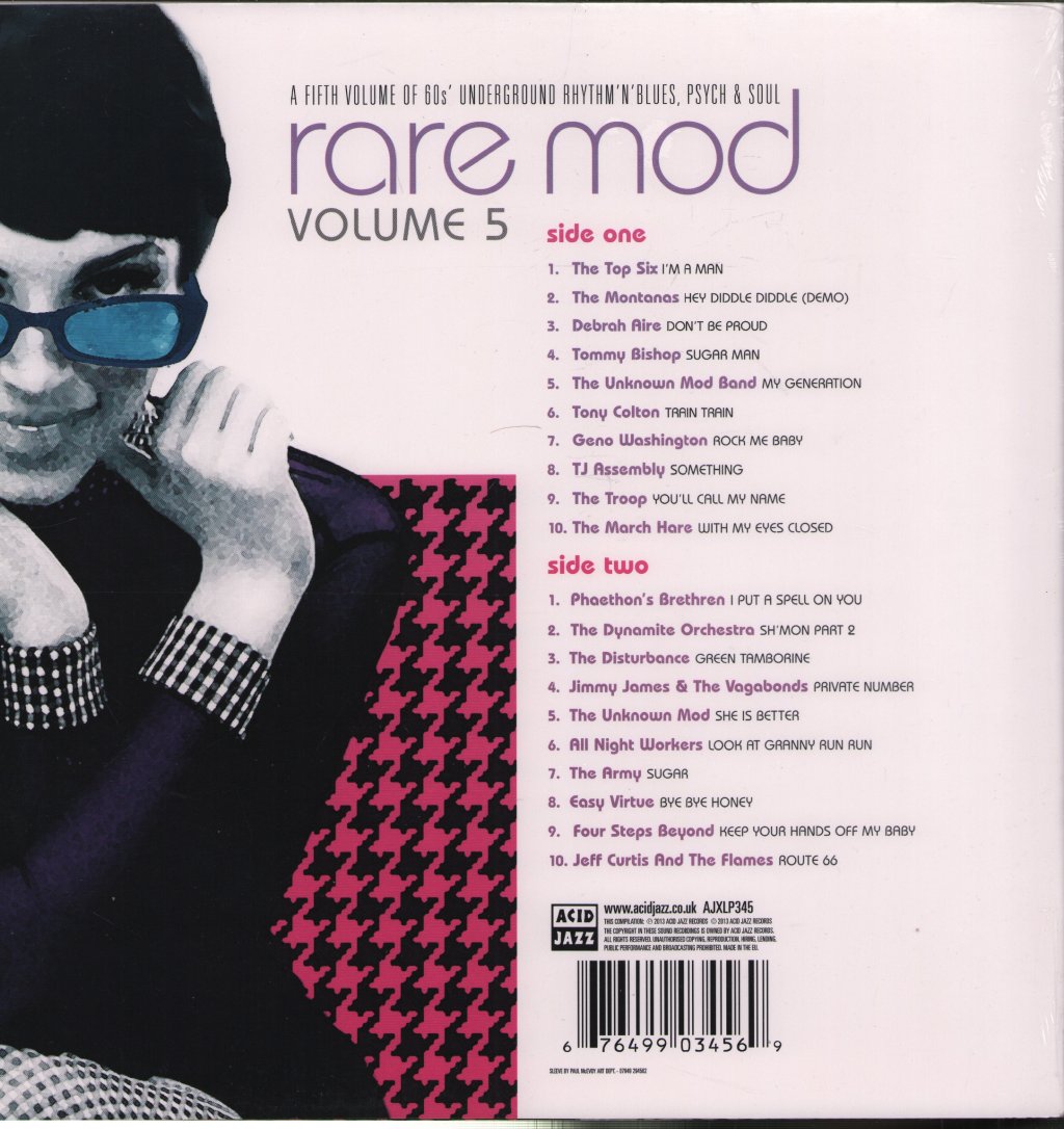 Various Artists - Rare Mod Volume 5 - Lp