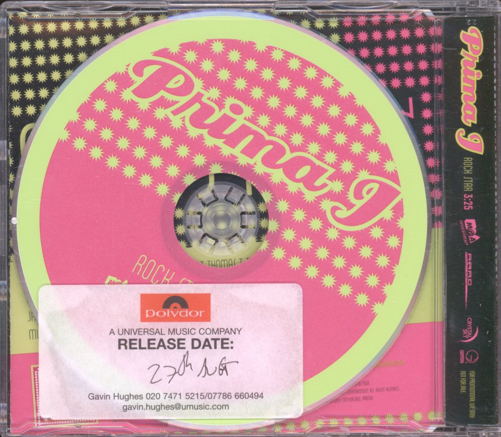 Prima J - Rock Star - Cd
