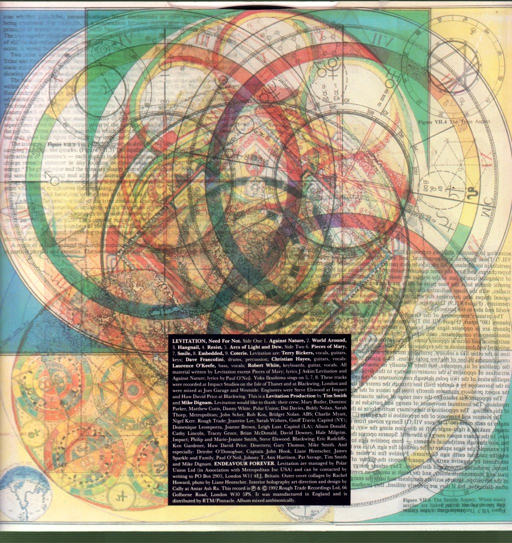 Levitation - Need For Not - Lp