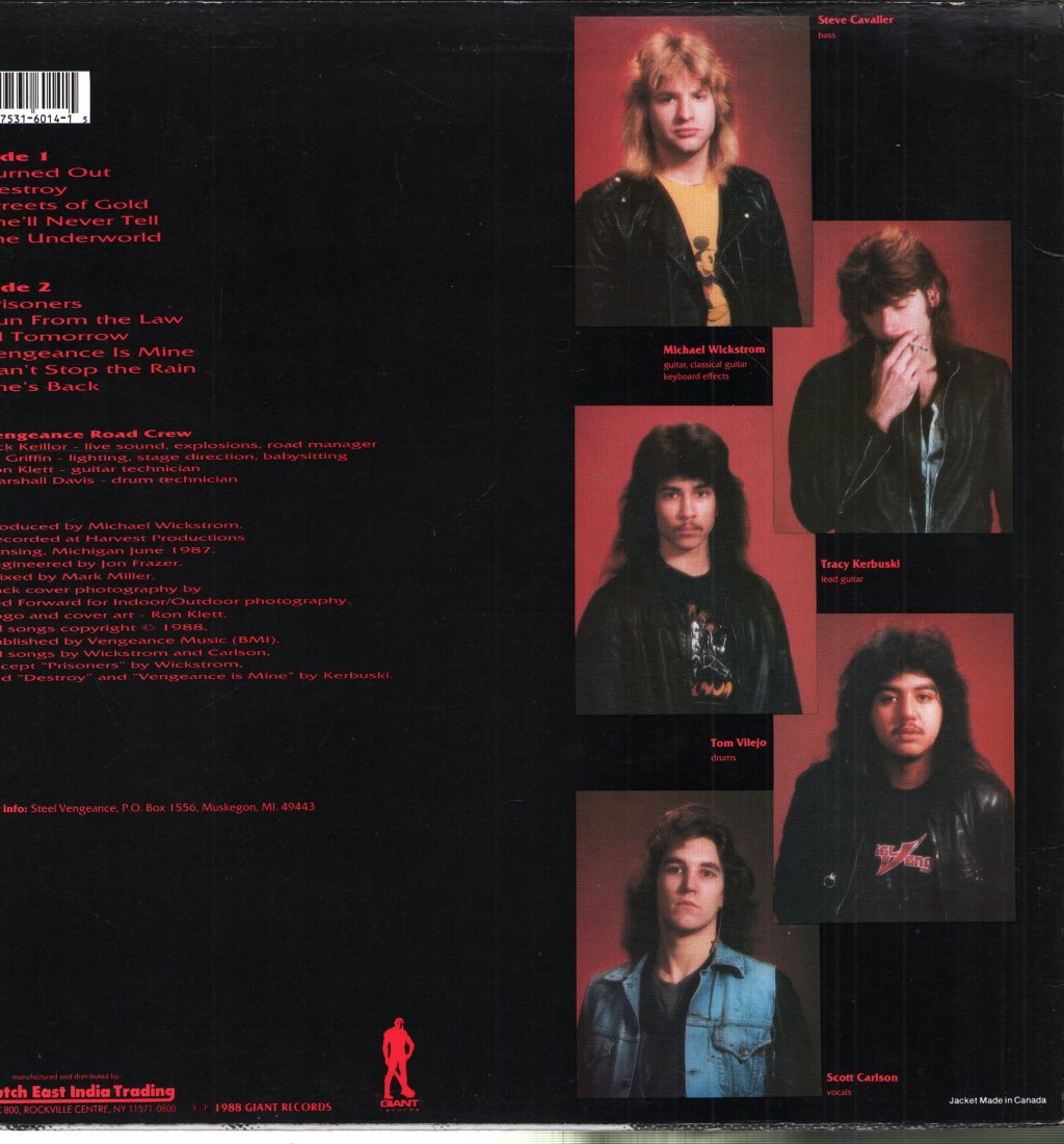Steel Vengeance - Prisoners - Lp