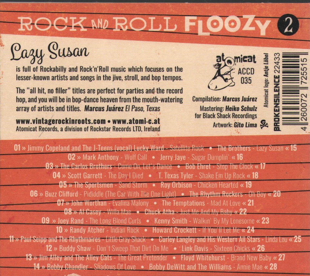 Various Artists - Rock and Roll Floozy 2: Lazy Susan - Cd