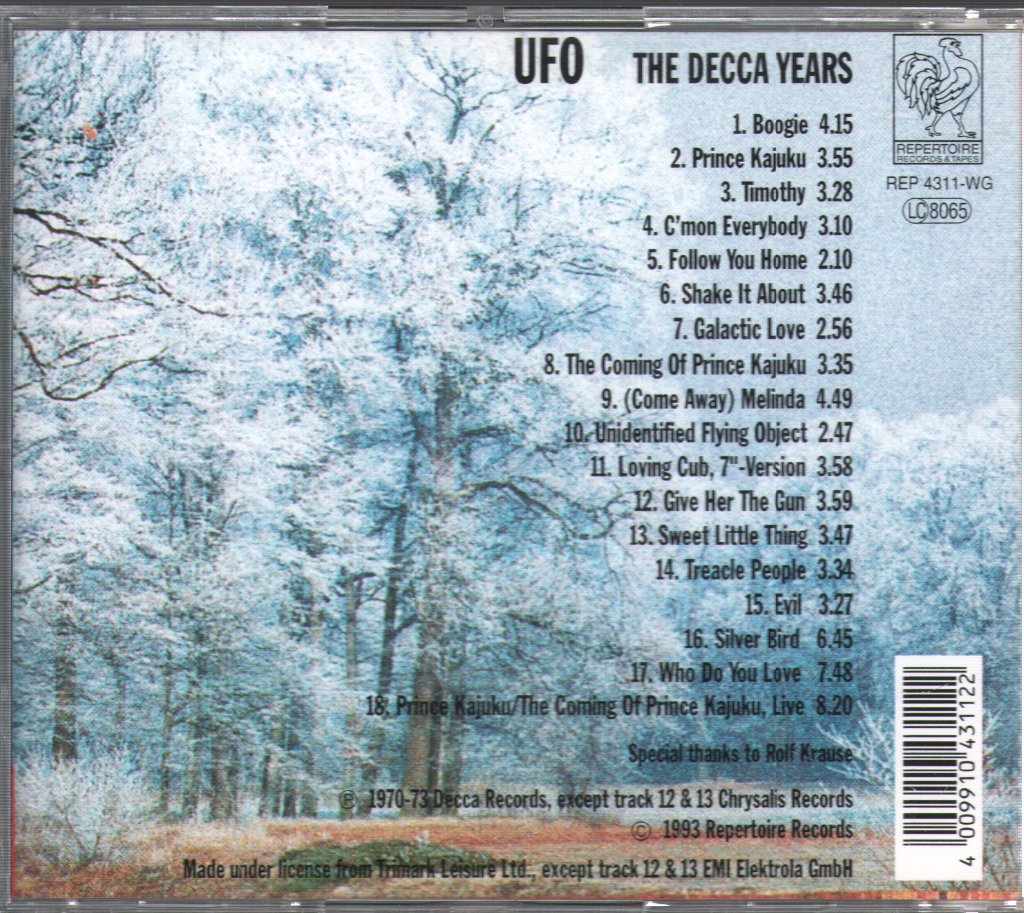 UFO - Decca Years - Cd