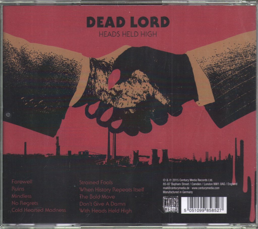 Dead Lord - Heads Held High - Cd