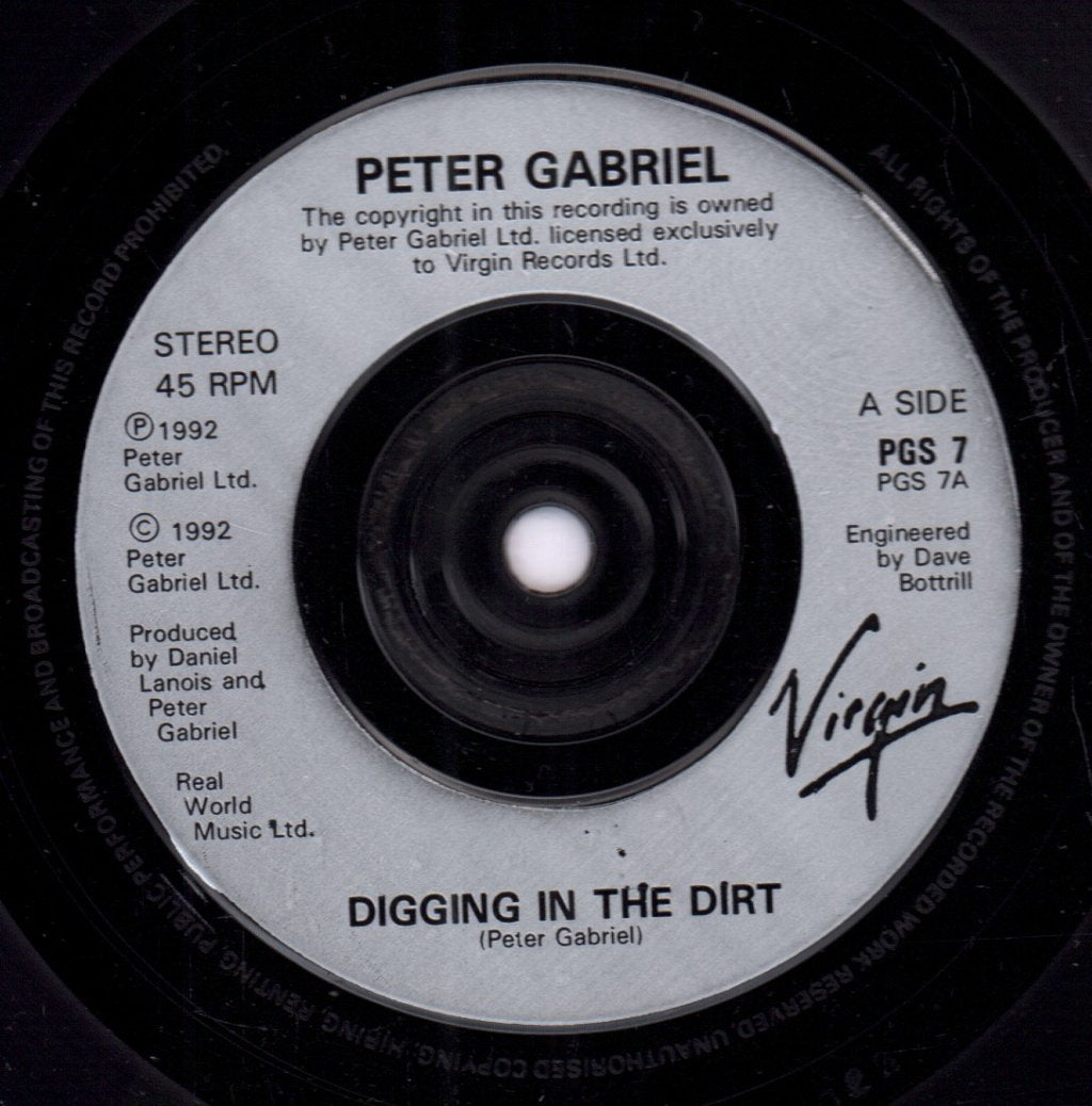 Peter Gabriel - Digging In The Dirt - 7 Inch