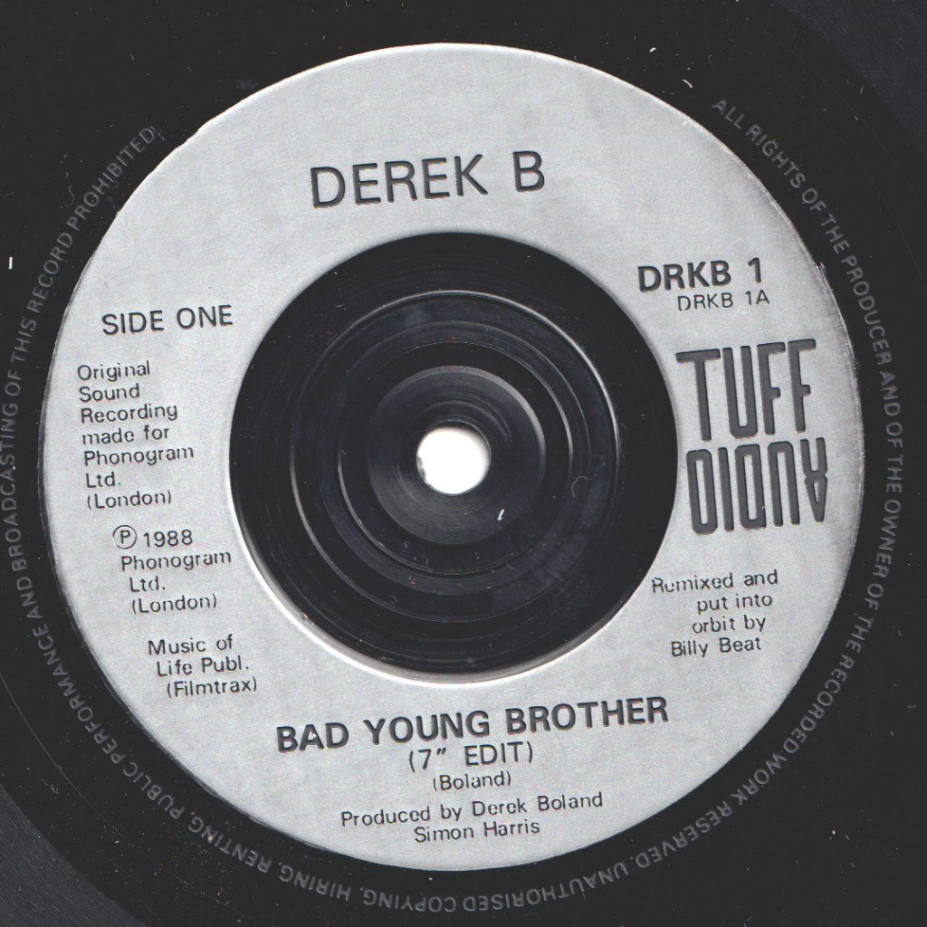 Derek B - Bad Young Brother - 7 Inch