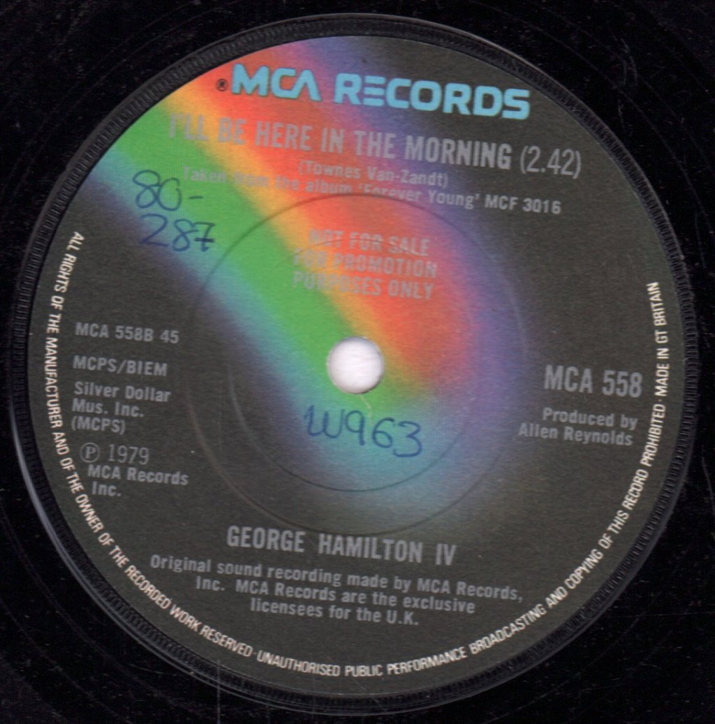 George Hamilton Iv - Wilde Mountain Thyme - 7 Inch