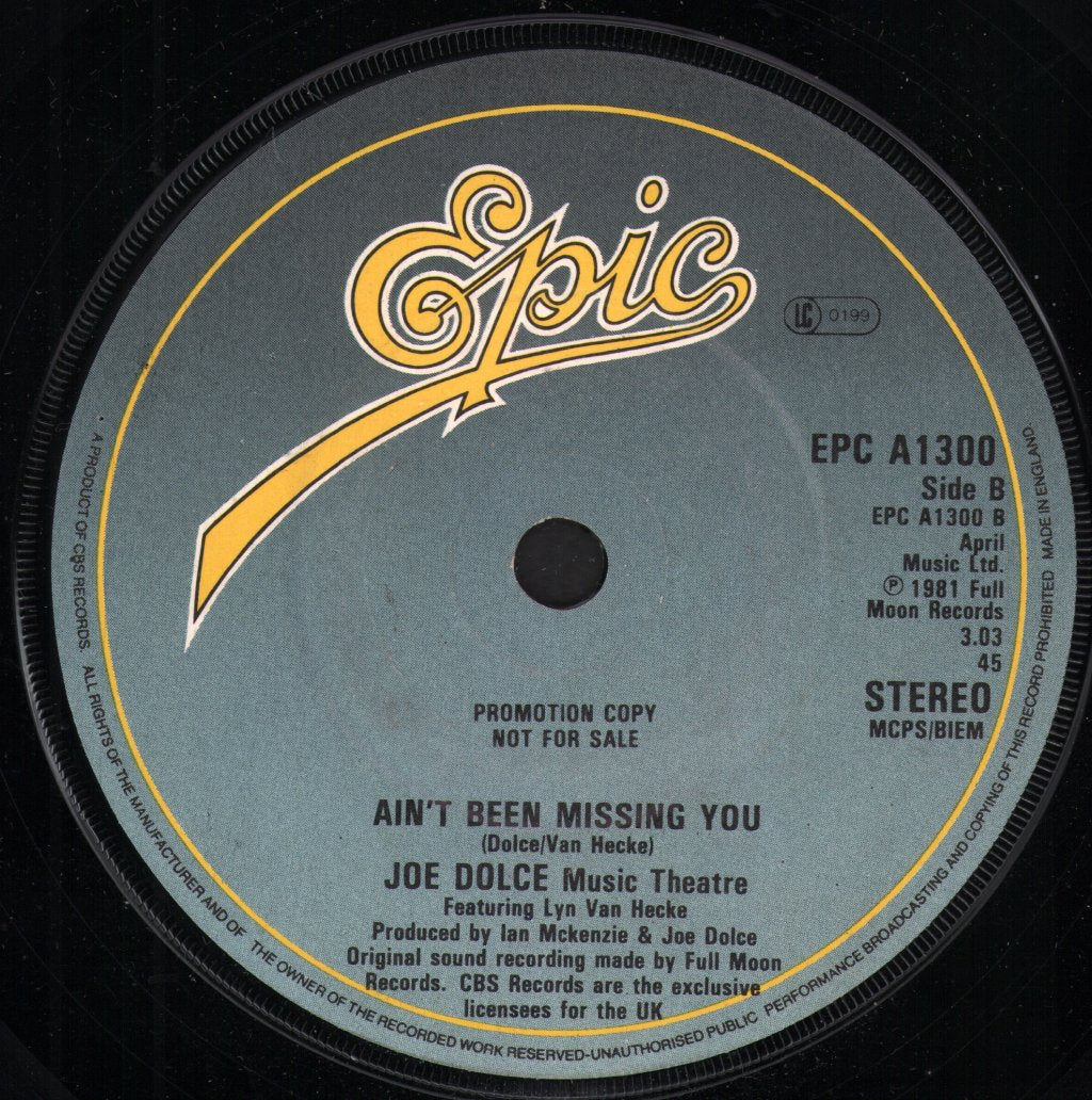 Joe Dolce - If You Want To Be Happy - 7 Inch