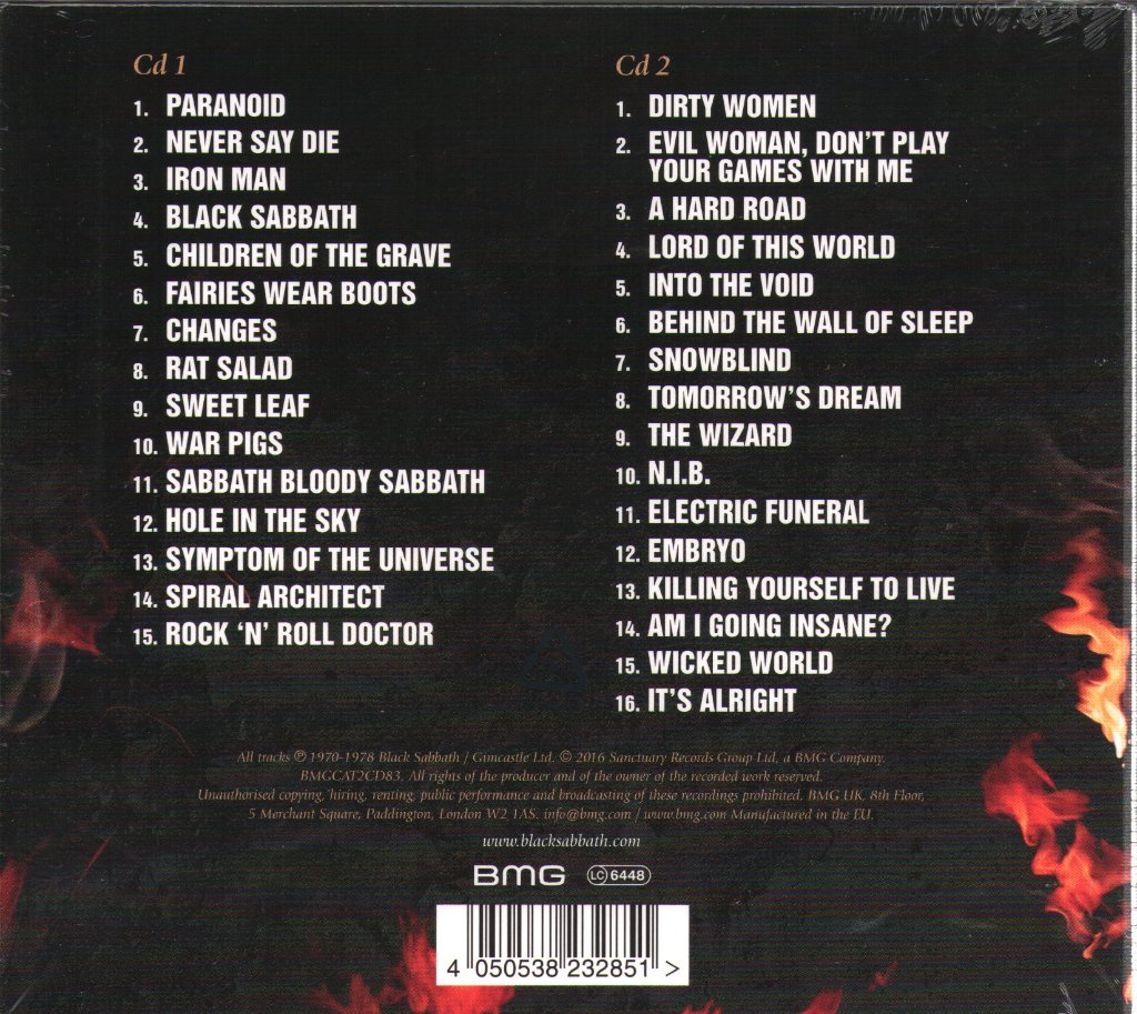 Black Sabbath - Ultimate Collection - Double Cd