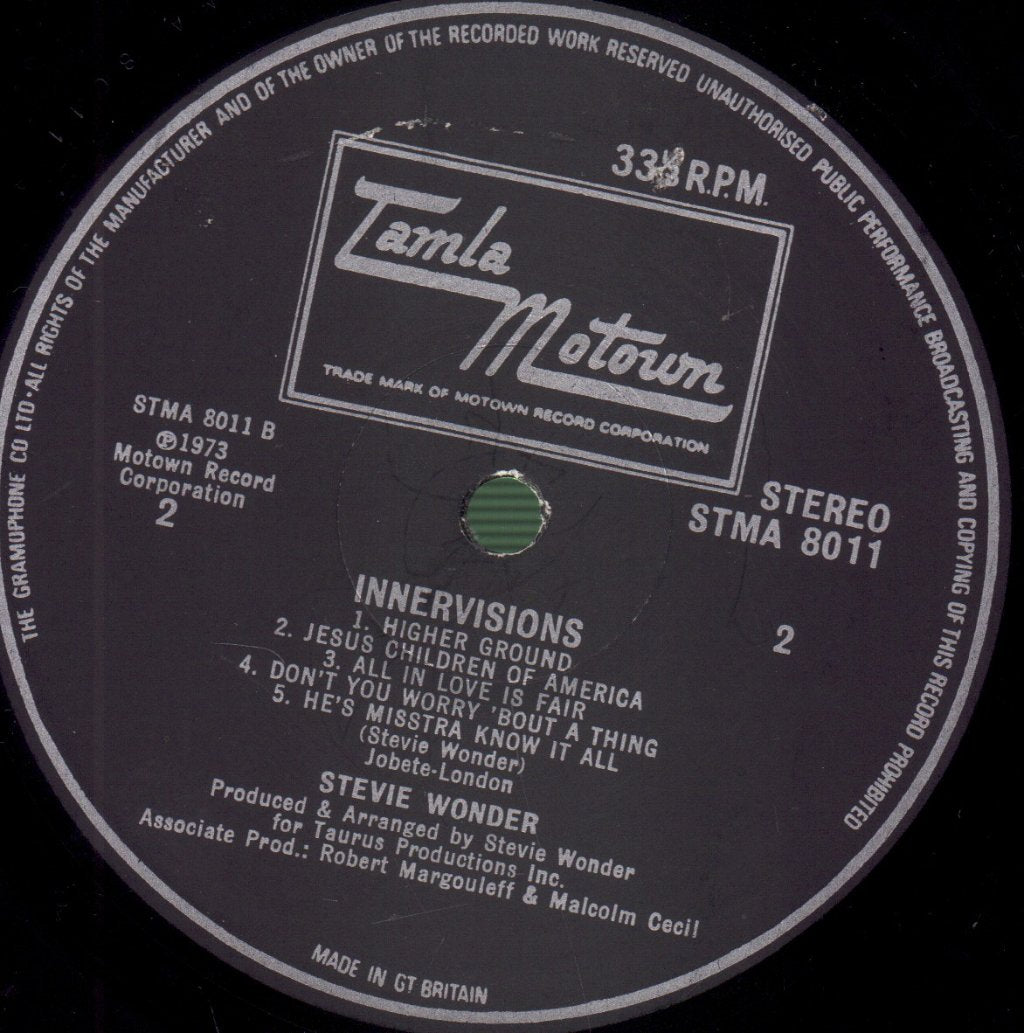 Stevie Wonder - Innervisions - Lp