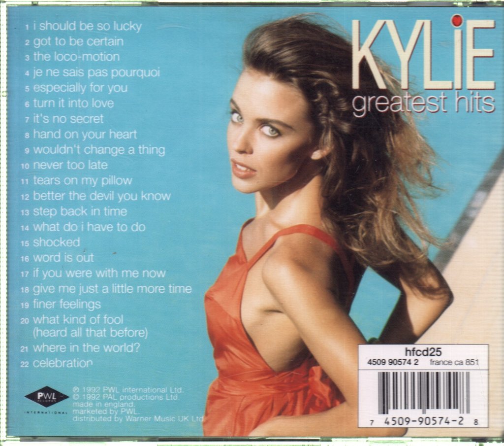 Kylie Minogue - Greatest Hits - Cd