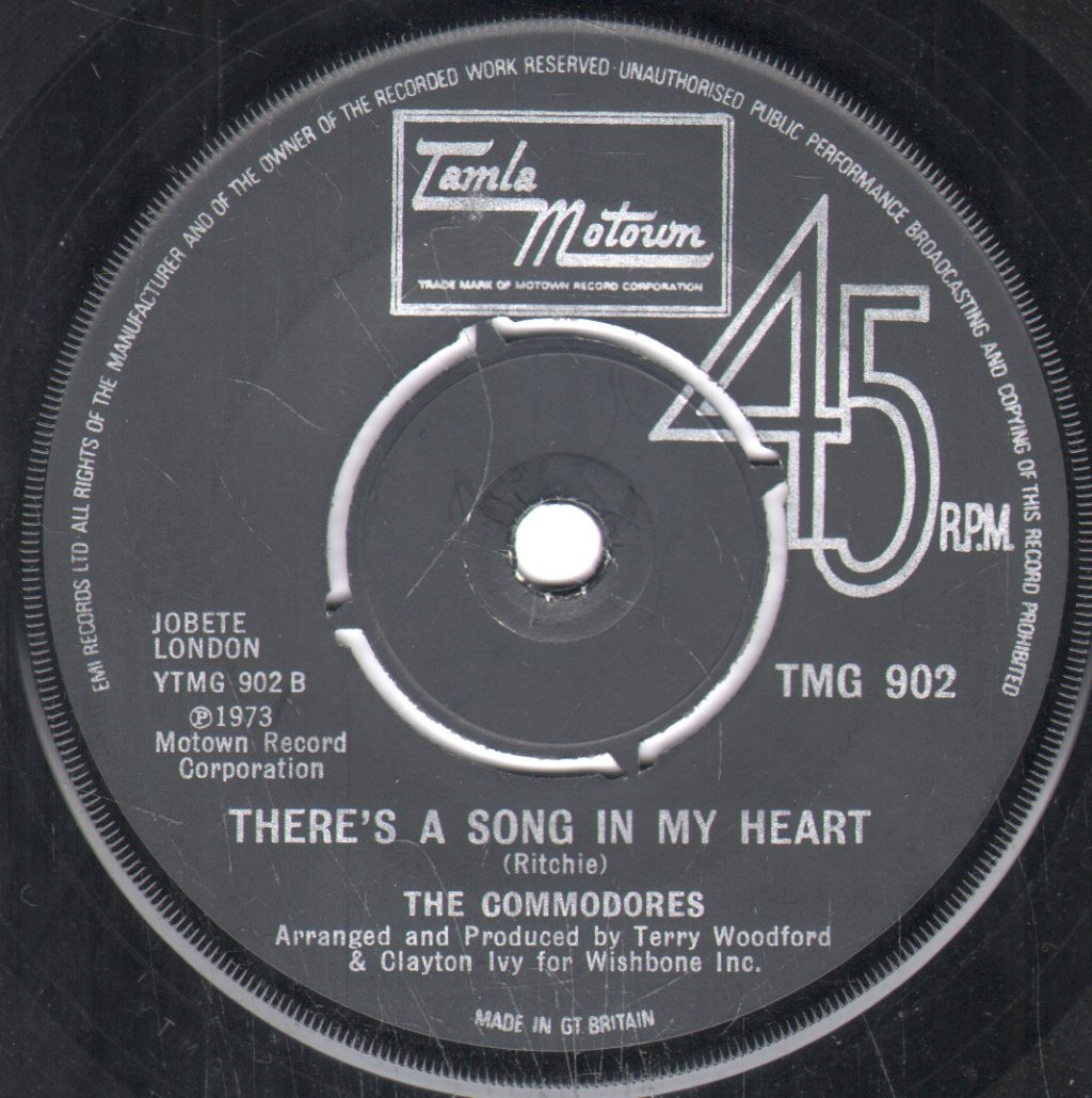 Commodores - Machine Gun - 7 Inch