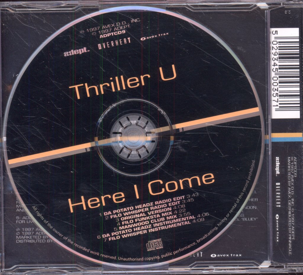 Thriller U - Here I Come - Cd
