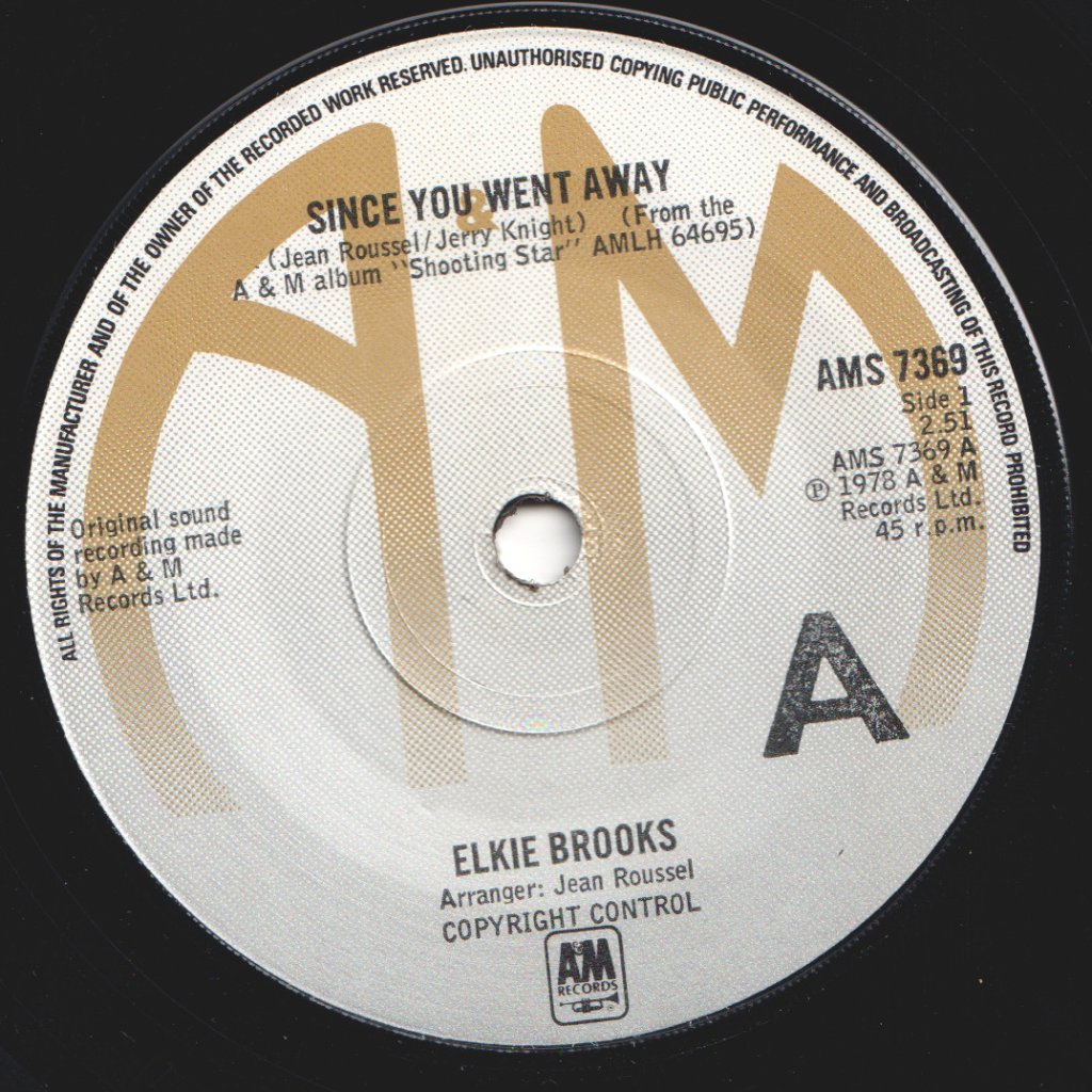 Elkie Brooks - Since You Went Away - 7 Inch