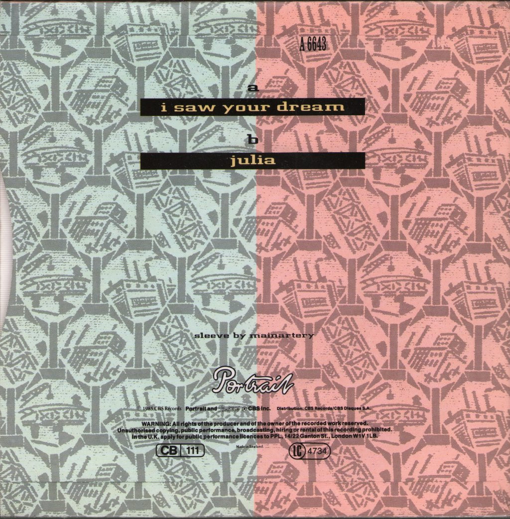 Defilm - I Saw Your Dream - 7 Inch