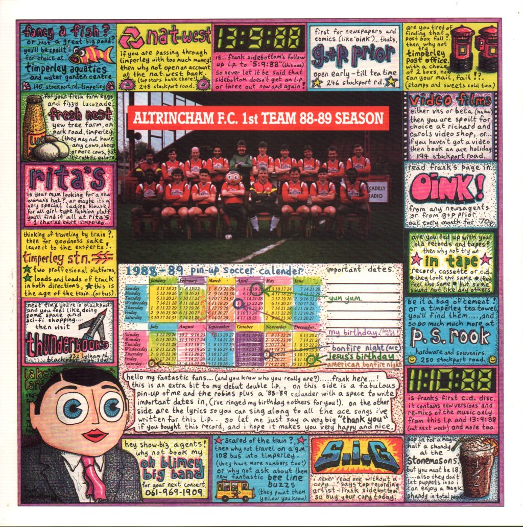 Frank Sidebottom - 5:9:88 - Double Lp