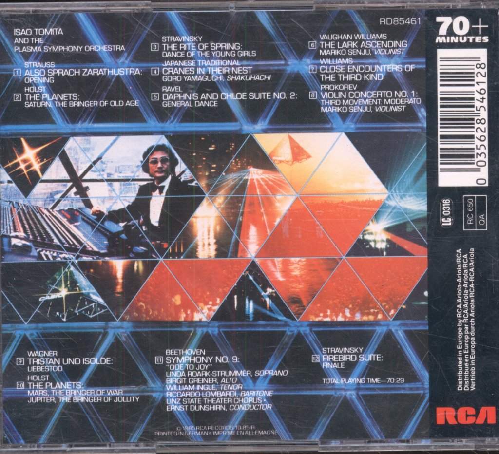Tomita - Live At Linz, 1984 - The Mind Of The Universe - Cd