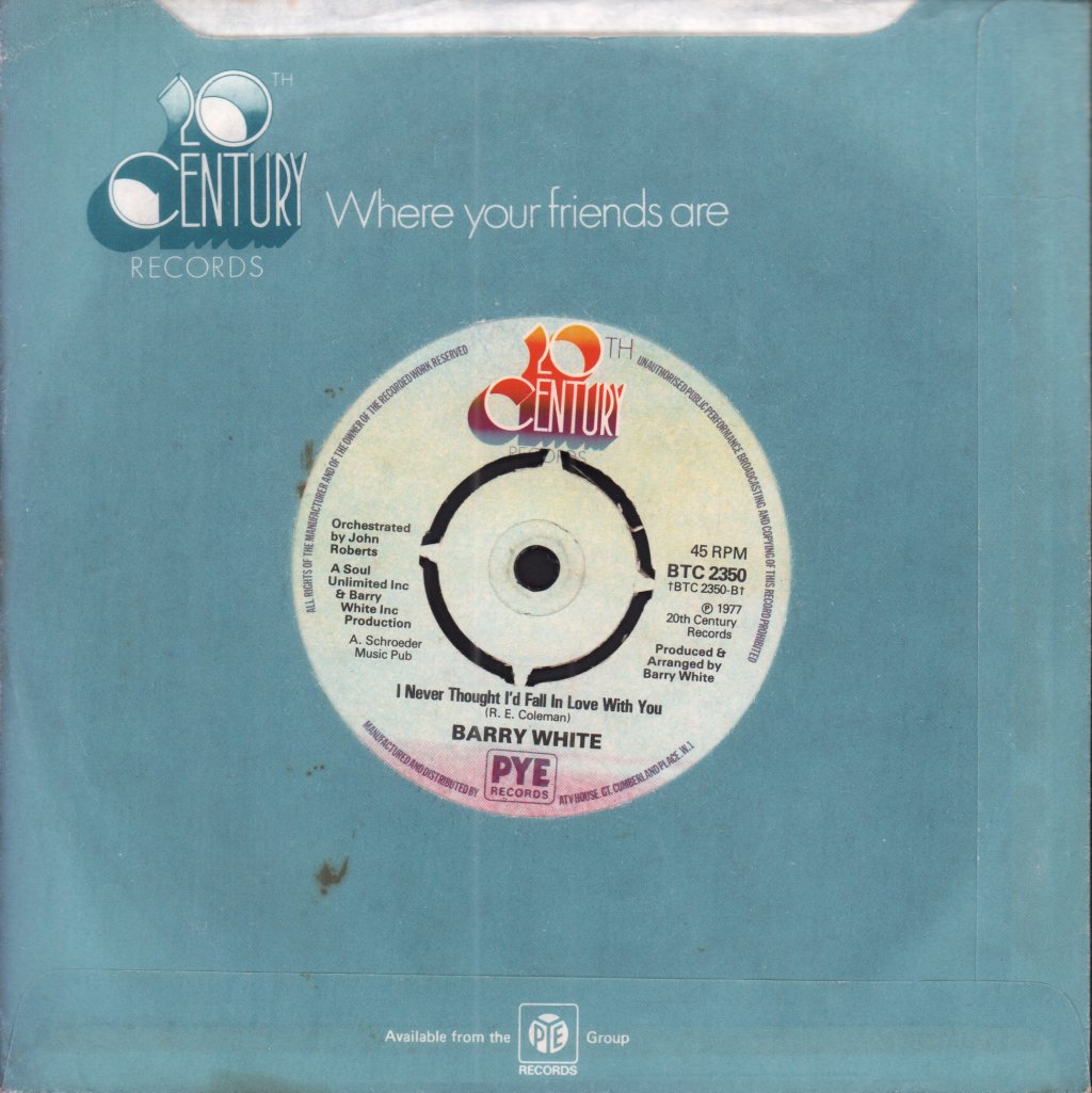 Barry White - It's Ecstasy When You Lay Down Next To Me - 7 Inch