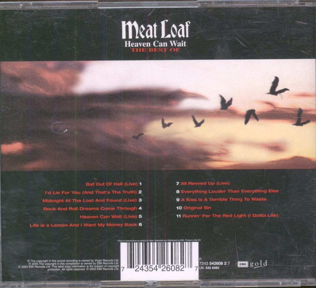 Meat Loaf - Heaven Can Wait - The Best Of - Cd
