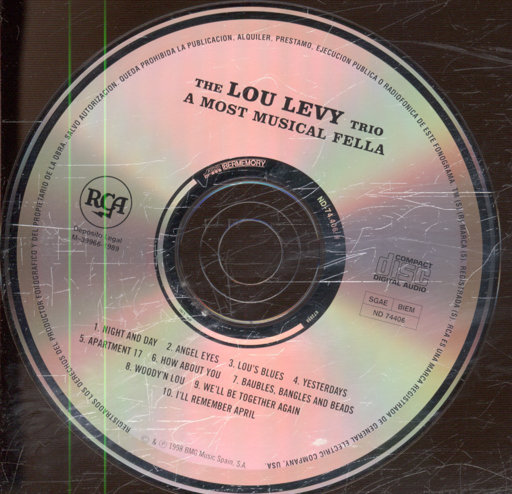 Lou Levy Trio - A Most Musical Fella - Cd
