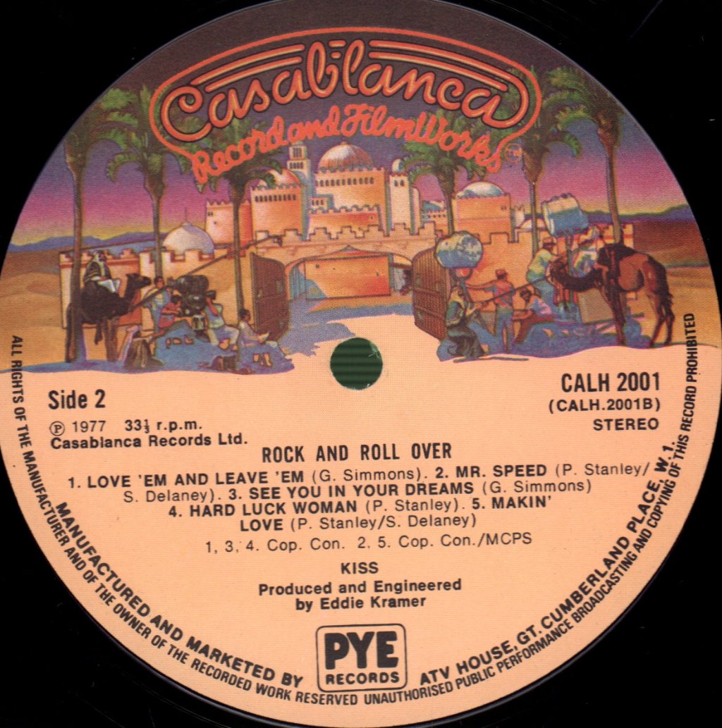 Kiss - Rock And Roll Over - Lp