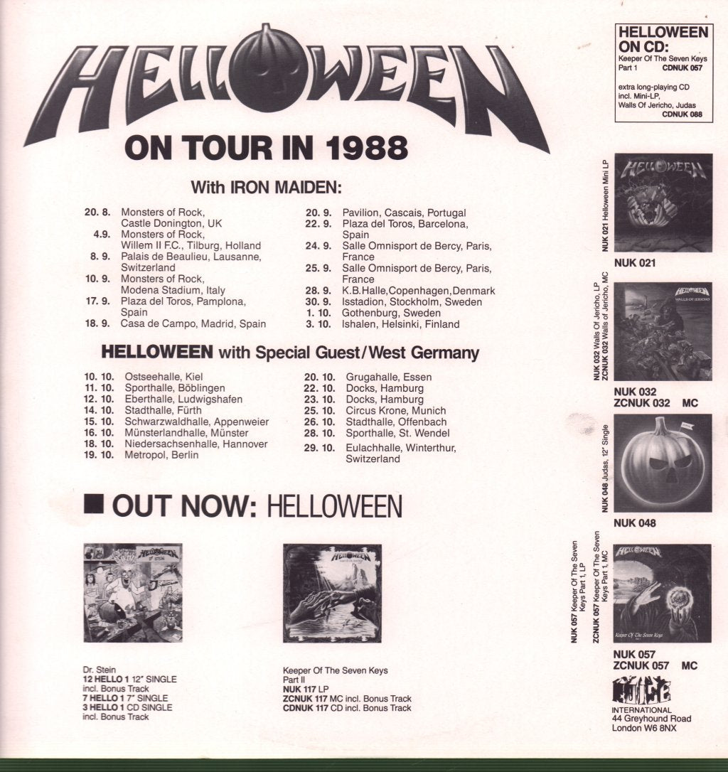 Helloween - Keeper Of The Seven Keys Part 2 - Lp