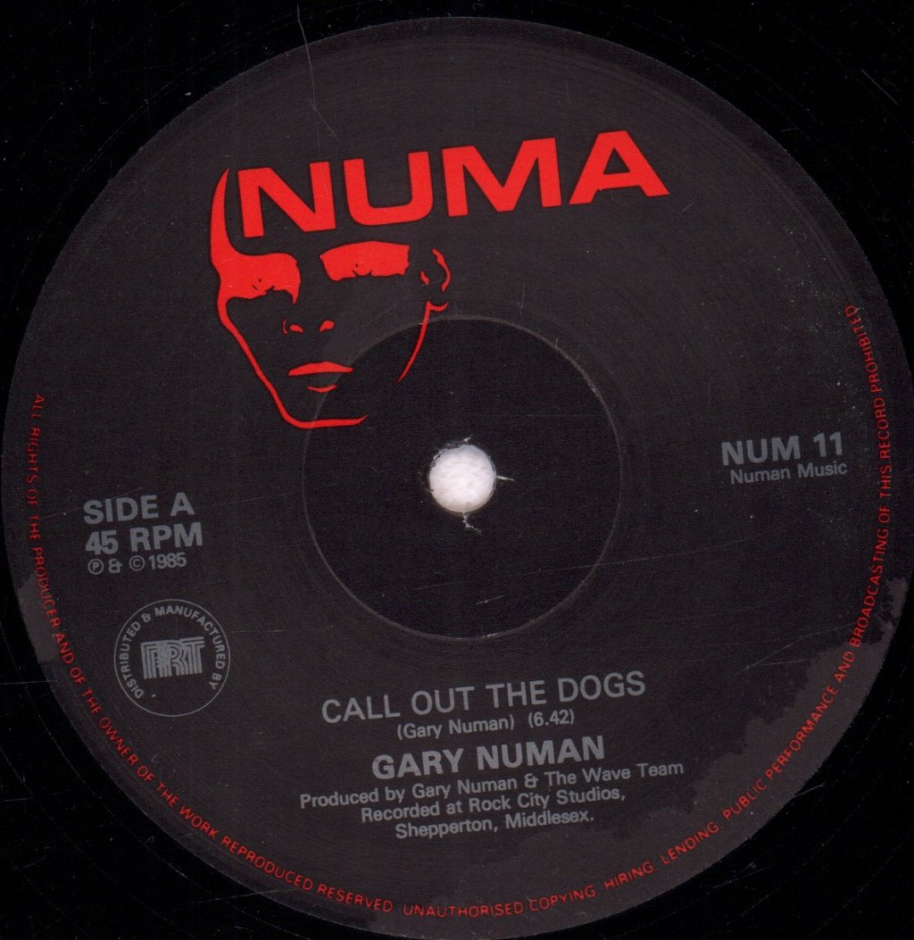 Gary Numan - Call Out The Dogs - 12 Inch