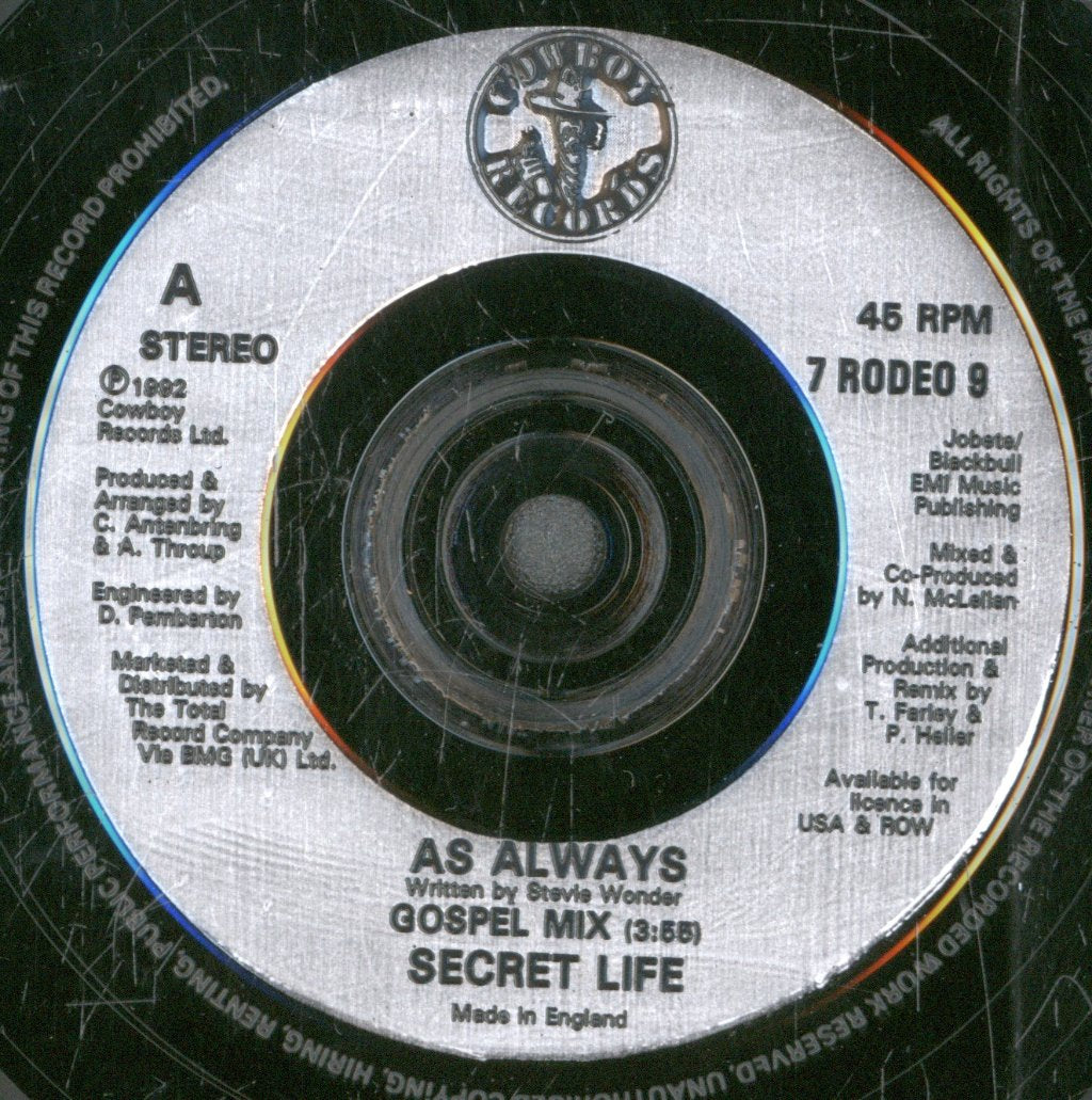 Secret Life - As Always - 7 Inch