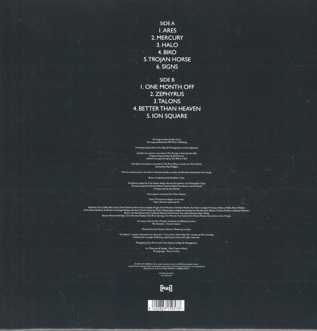 Bloc Party - Intimacy - Lp