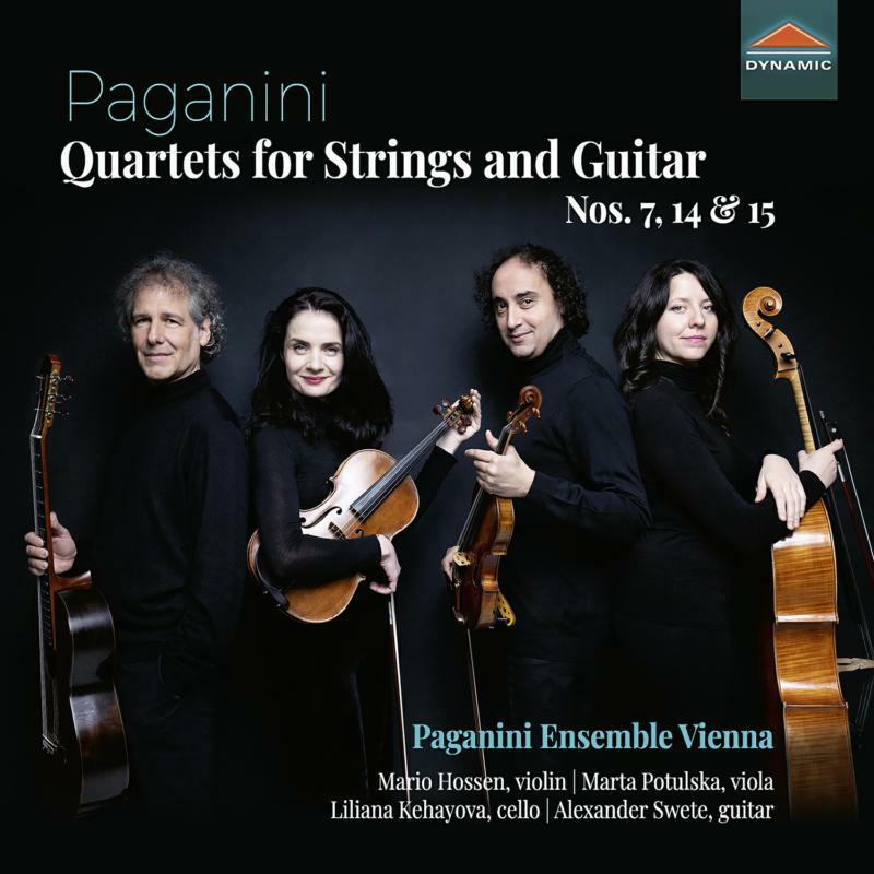 Paganini Ensemble Vienna - Nicolo Paganini: Quartets For Strings and Guitar Nos. 7, 14 and 15 - Cd