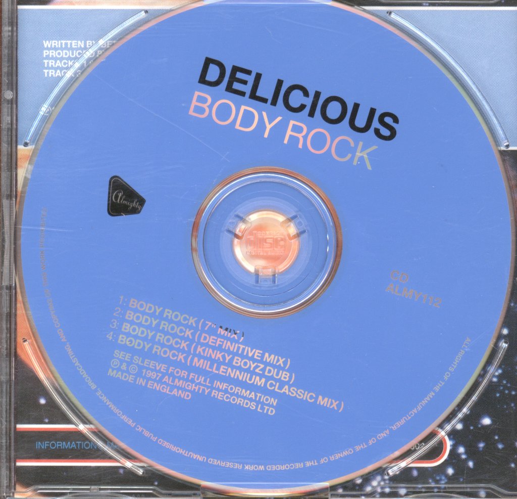 Delicious - Body Rock - Cd