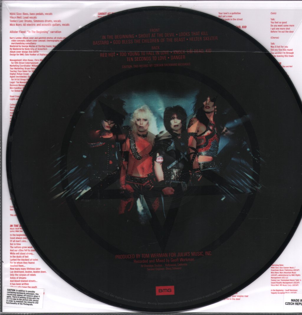 Motley Crue - Shout At The Devil (40th Anniversary) - Lp
