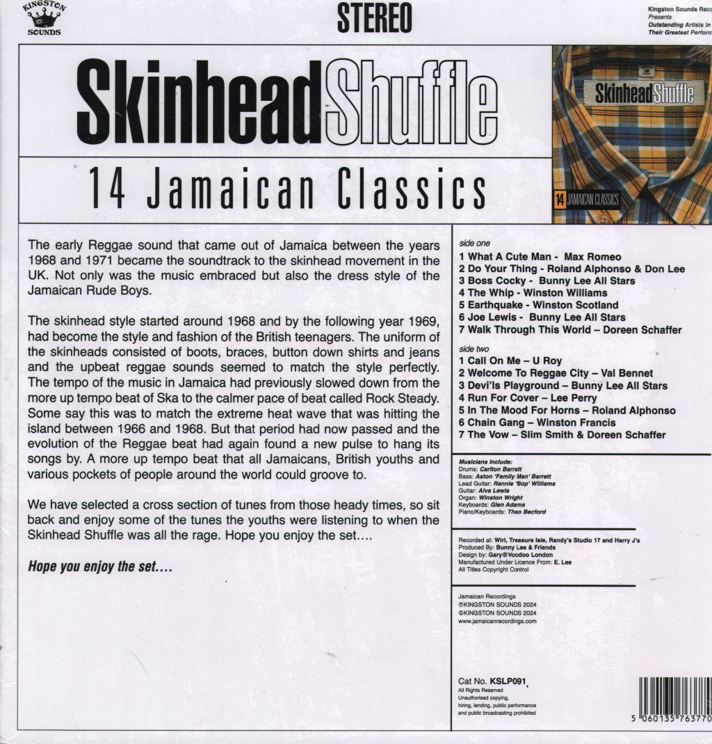 Various Artists - Skinhead Shuffle - Lp
