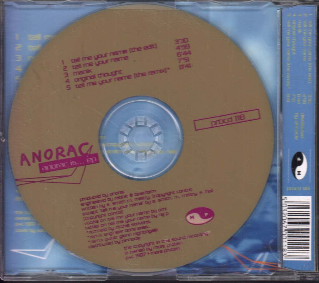 Anorac - Is Ep - Cd