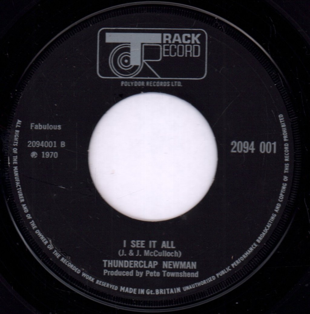 Thunderclap Newman - Accidents - 7 Inch