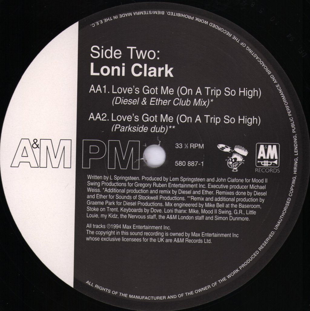Loni Clark - Love's Got Me (On A Trip So High) - 12 Inch