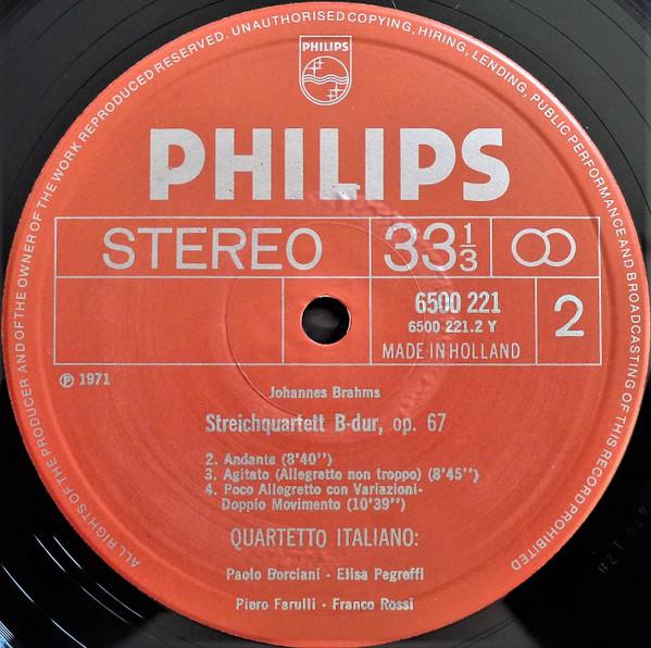 Quartetto Italiano - brahms Samtliche Streichquartette - Triple Lp