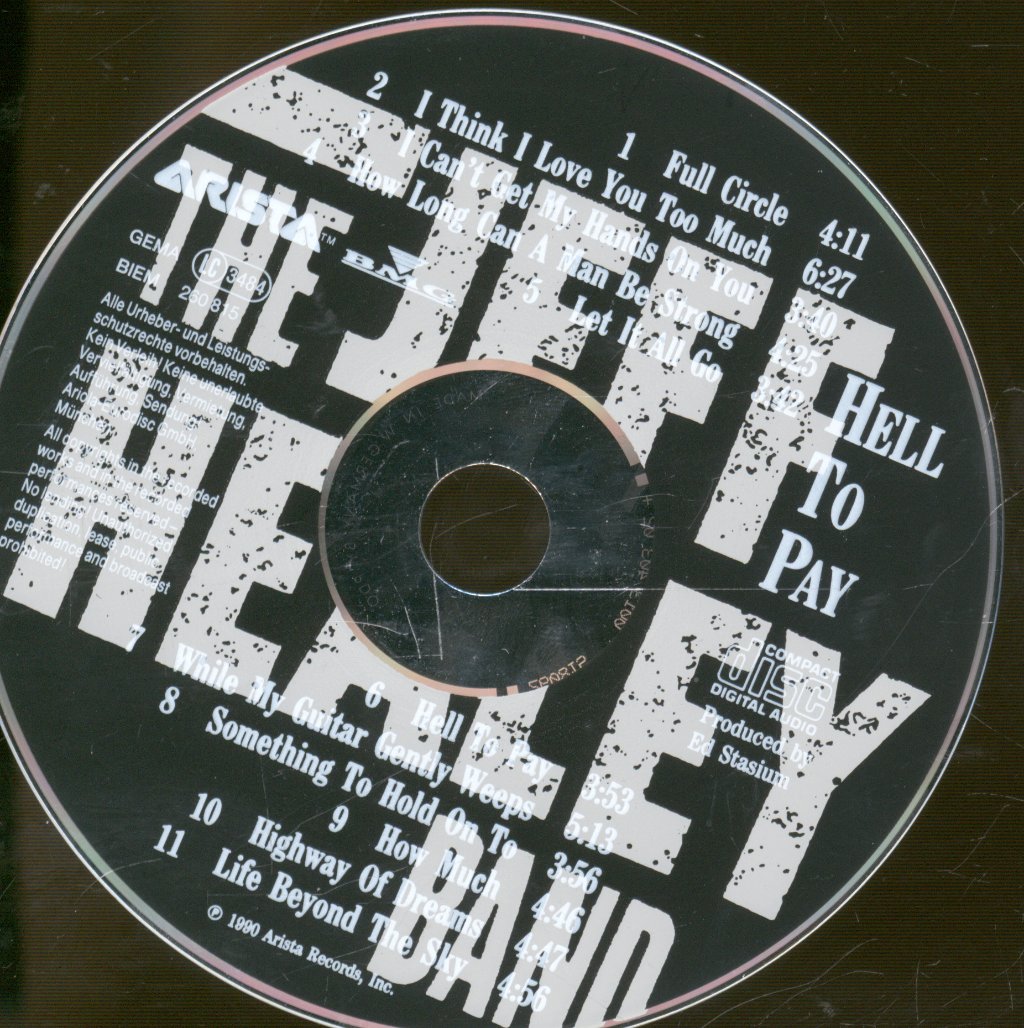 Jeff Healey Band - Hell To Pay - Cd