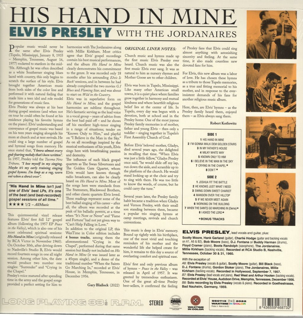 Elvis Presley - His Hand In Mine - Lp