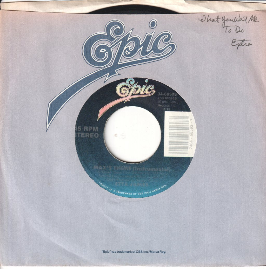 Etta James - Baby What You Want Me To Do - 7 Inch