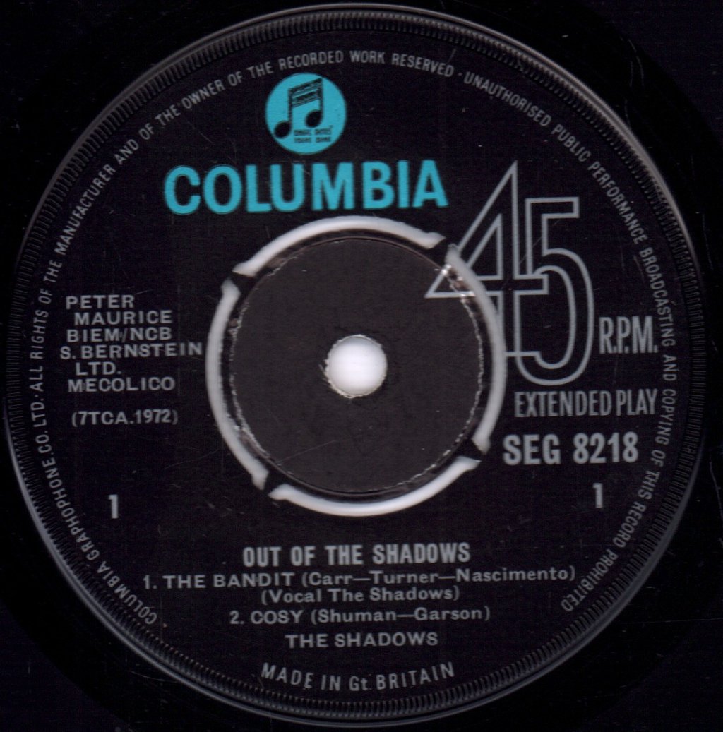 Shadows - Out Of The Shadows - 7 Inch